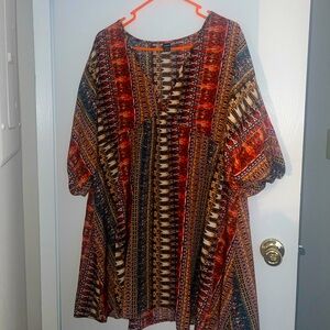 XL boho dress